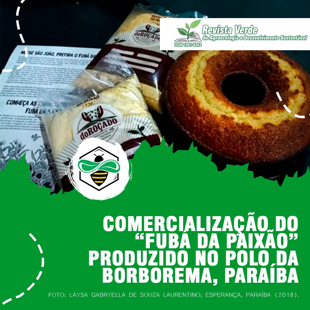 Estratégias de comercialização do “Fubá da Paixão” produzido no Polo da Borborema, Paraíba